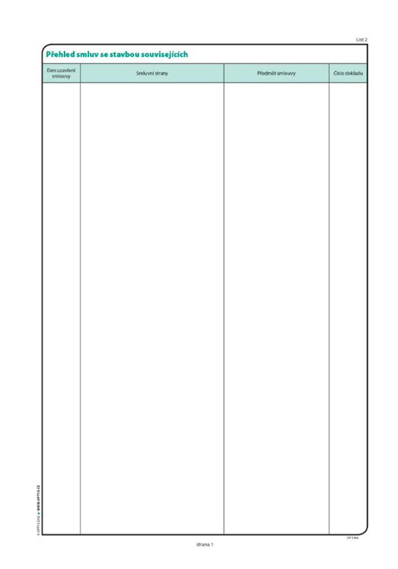 1266 Stavební deník A4 96l.