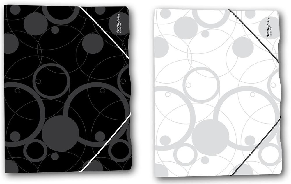 3-klopá složka Black&White 2-586, 2-587