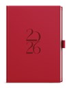 *B26  BDD19-6-26  Denní diář - David - Deny - A5 - červená