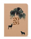 *B26  BDD4-2-26  Denní diář - David - Kraft - A5 - Čarovný , kraftový papír