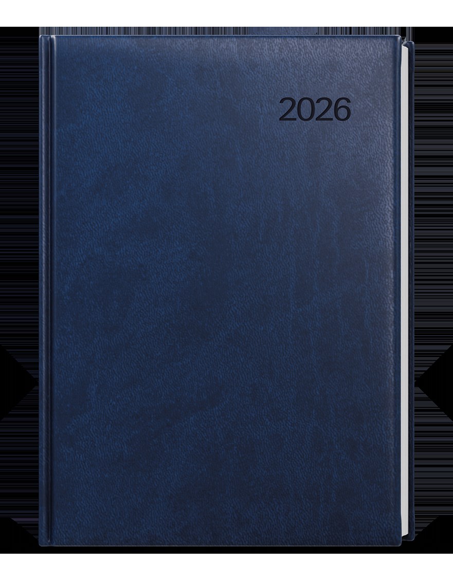 *B26  BDD6-1-26  Denní diář - David - Vivella - A5 - modrá