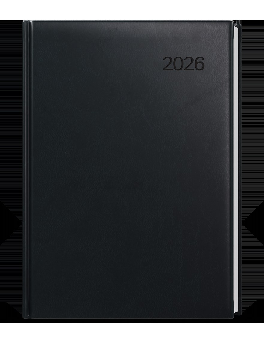 *B26  BDD6-2-26  Denní diář - David - Vivella - A5 - černá