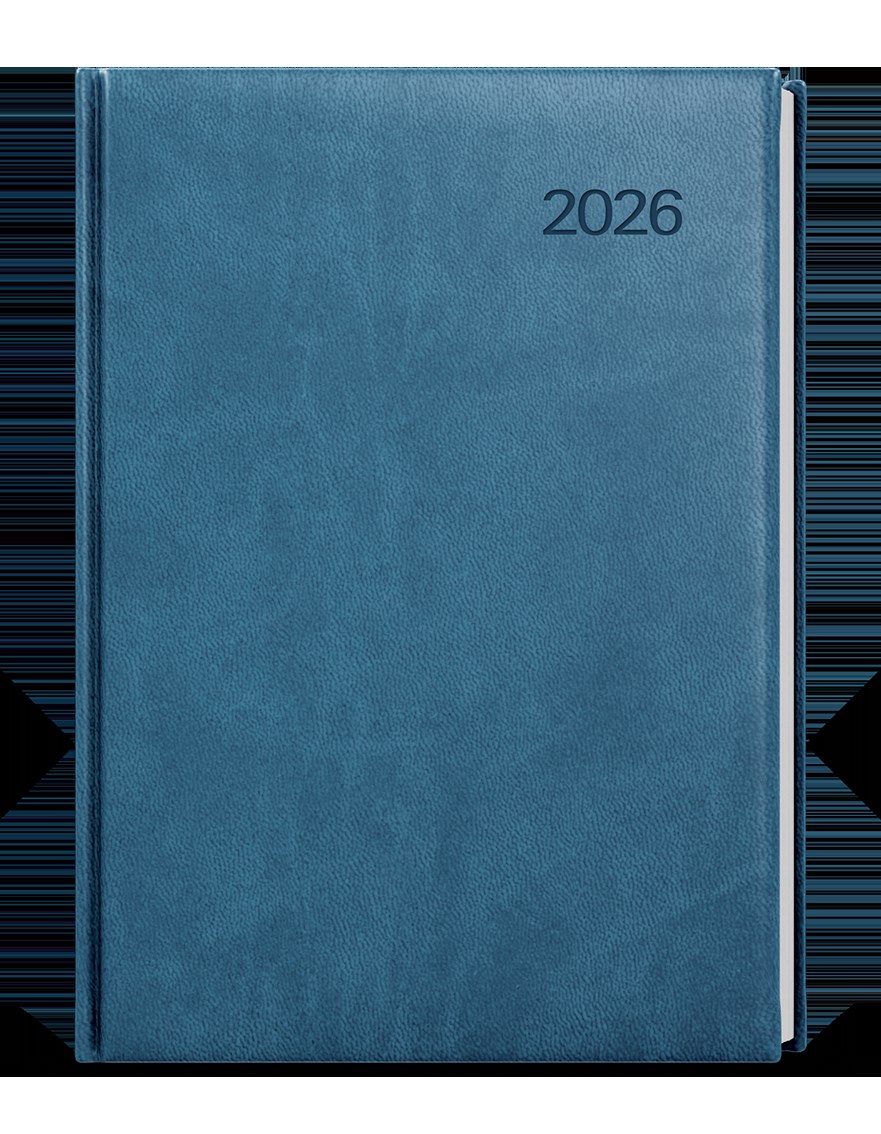 *B26  BDD6-25-26  Denní diář - David - Vivella - A5 - petrolejová