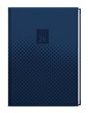 *B26  BDD9-9-26  Denní diář - David - Lamino - A5 - Modrý , parciální lak
