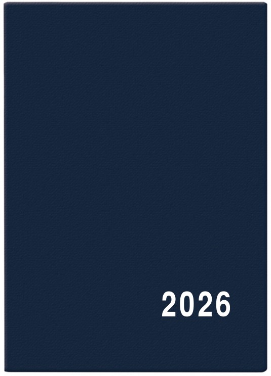 *B26  BMA1-1-26  Měsíční diář - Anežka - PVC - modrá