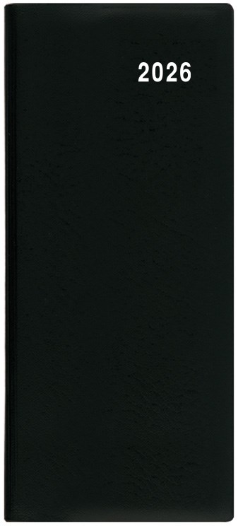 *B26  BMB1-2-26  Měsíční diář - Božka - PVC - černá
