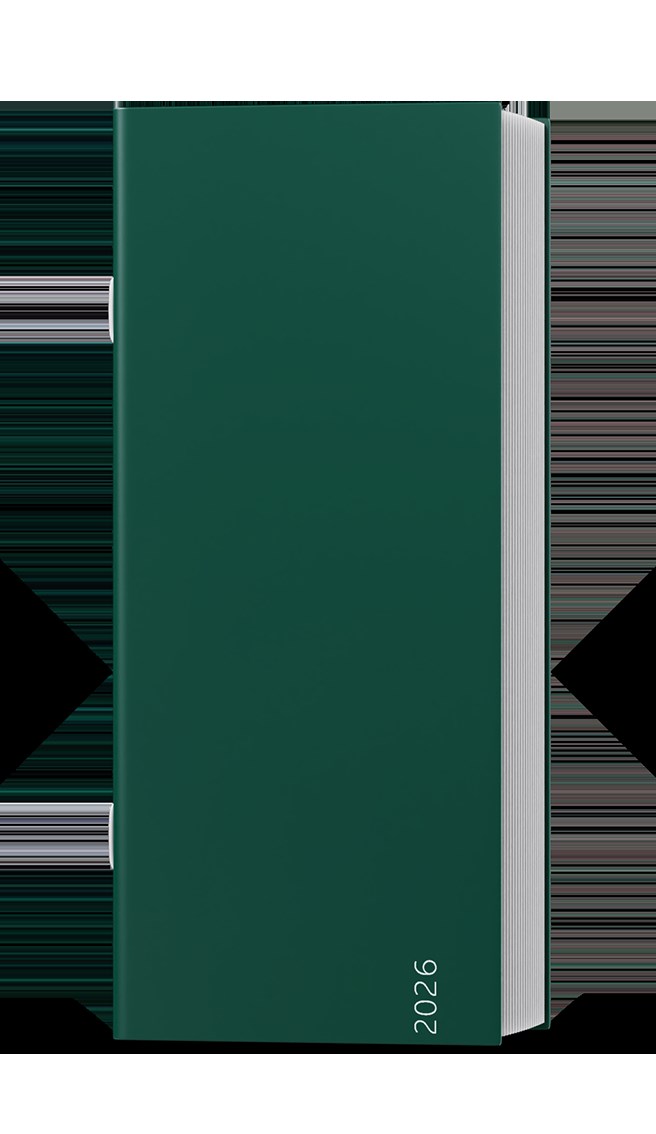 *B26  BMB9-7-26  Měsíční diář - Božka - lamino - Jedlová , transparentní obal