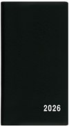 *B26  BMF1-2-26  Měsíční diář - Františka - PVC - černá