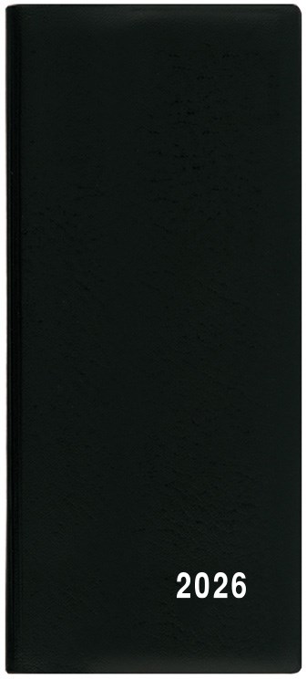 *B26  BMX1-2-26  Měsíční diář - Xenie - PVC - černá