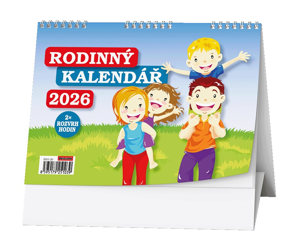 *B26  BSI1-26  Rodinný stolní kalendář