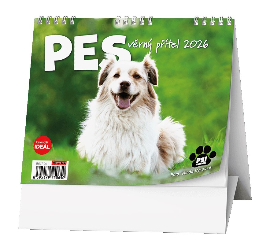 *B26  BSL7-26  IDEÁL - Pes - věrný přítel /s psími jmény/