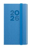 *B26  BTJ23-1-26  Týdenní diář - Jakub - Vigo - kapesní - modrá , modrá gumička