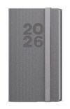 *B26  BTJ23-31-26  Týdenní diář - Jakub - Vigo - kapesní - šedá , tmavě šedá gumička