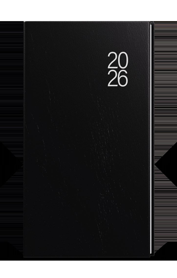 *B26  BTJ6-2-26  Týdenní diář - Jakub -  Vivella - kapesní - černá