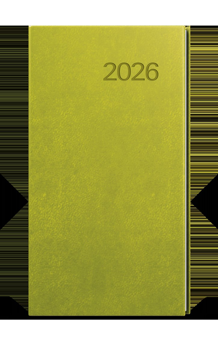 *B26  BTJ6-5-26  Týdenní diář - Jakub -  Vivella - kapesní - zelená