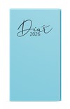 *B26  BTJ9P-11-26  Týdenní diář - Jakub - Lamino Pastel - kapesní  - modrá , nepoškrabatelné matné lamino, parciální lak