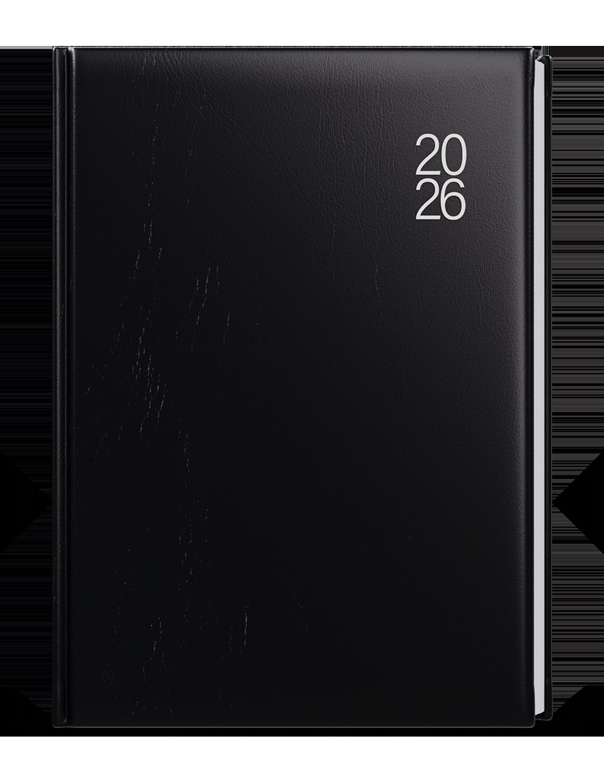 *B26  BTO7-2-26  Týdenní diář - Oskar - Balacron - A5 - černá