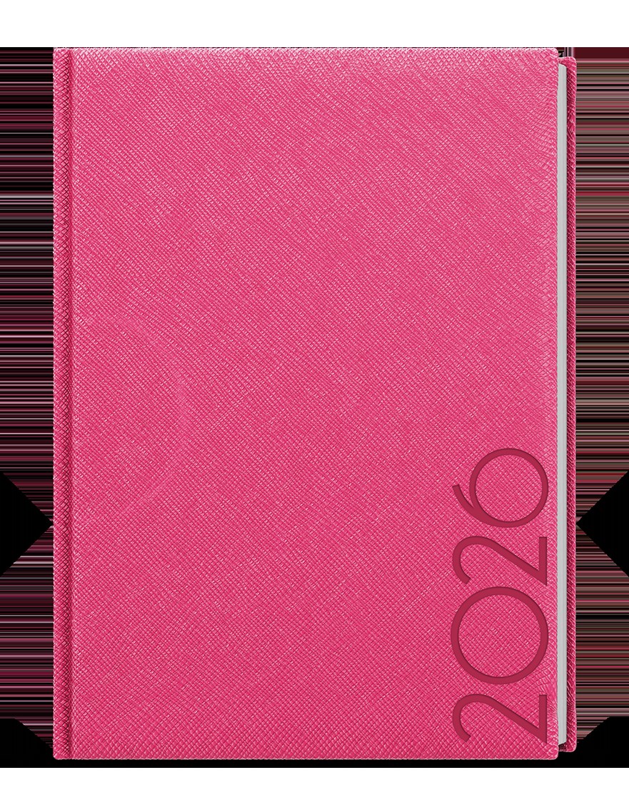 *B26  BTP13-51-26  Týdenní diář - Prokop - Tora - B6 - růžová