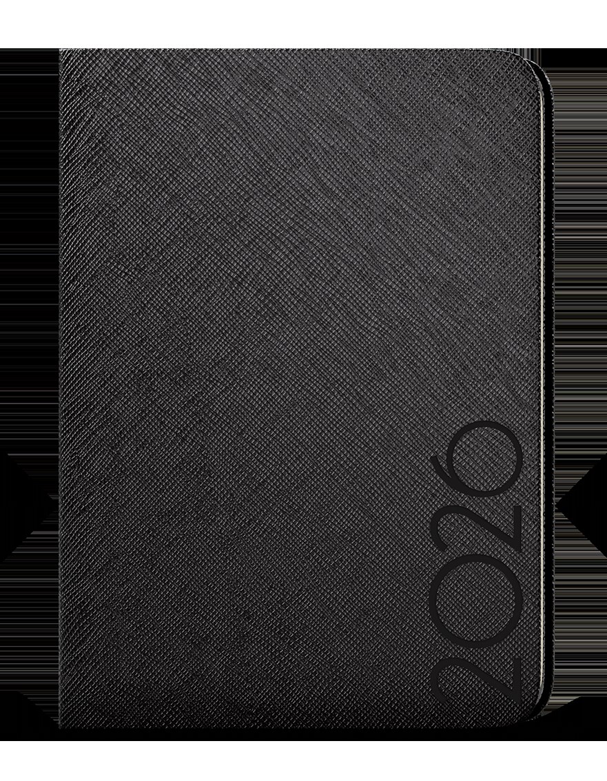 *B26  BTZ13-2-26  Týdenní diář - Zoro - Tora - A5 - černá , kulaté rohy