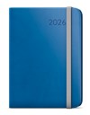 *B26  BTZ3-1-26  Týdenní diář - Zoro - Flexi - A5 - modrá , kulaté rohy, šedá gumička