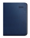 *B26  BTZ6-1-26  Týdenní diář - Zoro - Vivella - A5 - modrá , kulaté rohy