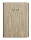 *B27  BTOk65-27-27  Týdenní diář - Oskar - Wood - A5 - světle hnědá
