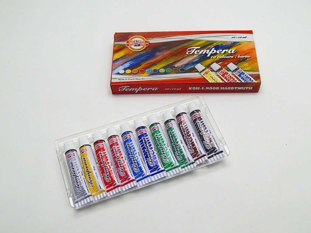 Barvy temperové 10ml 1625S1004/10ks