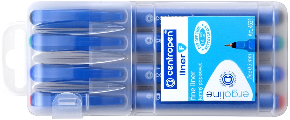 CENTROPEN 4621/4 sada Liner 0,3 v etui