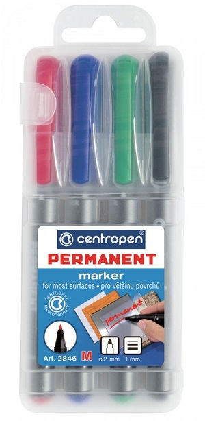 CENTROPEN popisovač 2846/4 SE sada permanentní 628460402