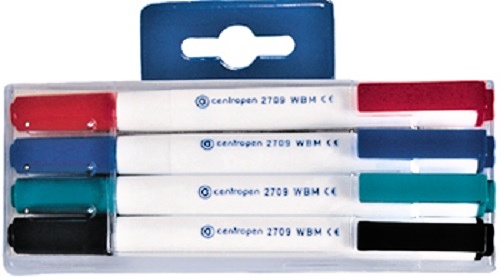 CENTROPEN značkovač 2709/4 ET stíratelný sada