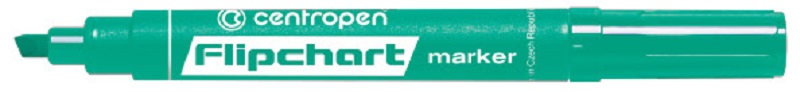 CENTROPEN značkovač 8560 zelený flipchart