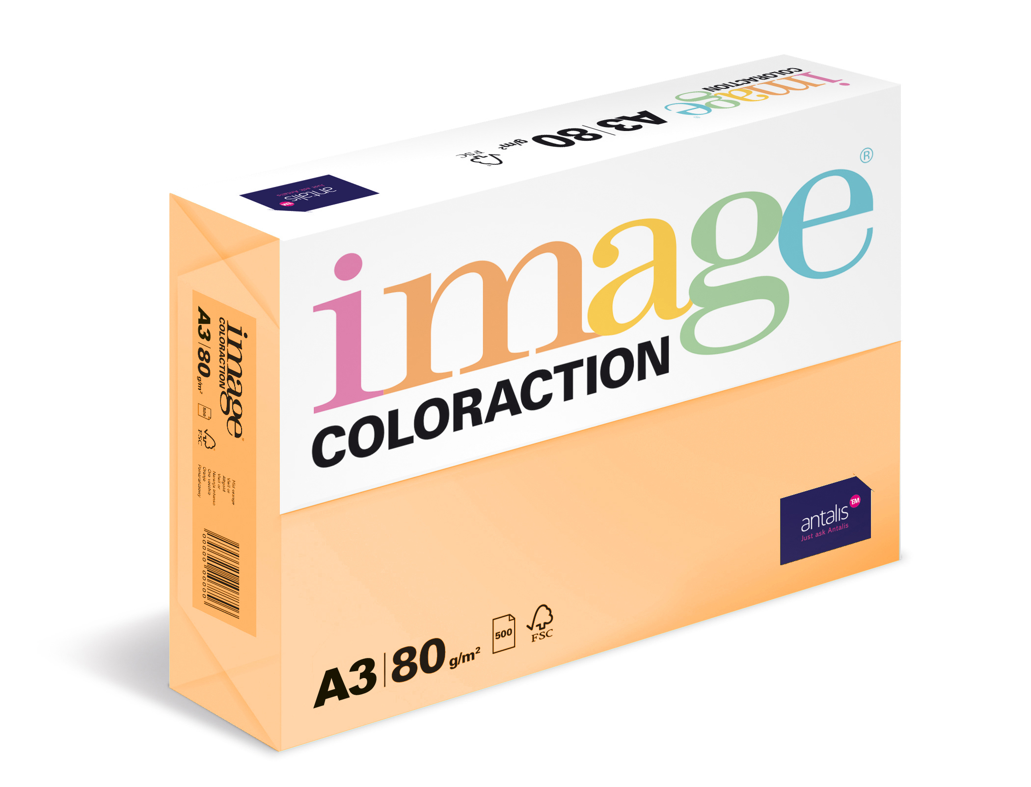 Coloraction A3  80g 24 Savana - meruňková/500 382061
