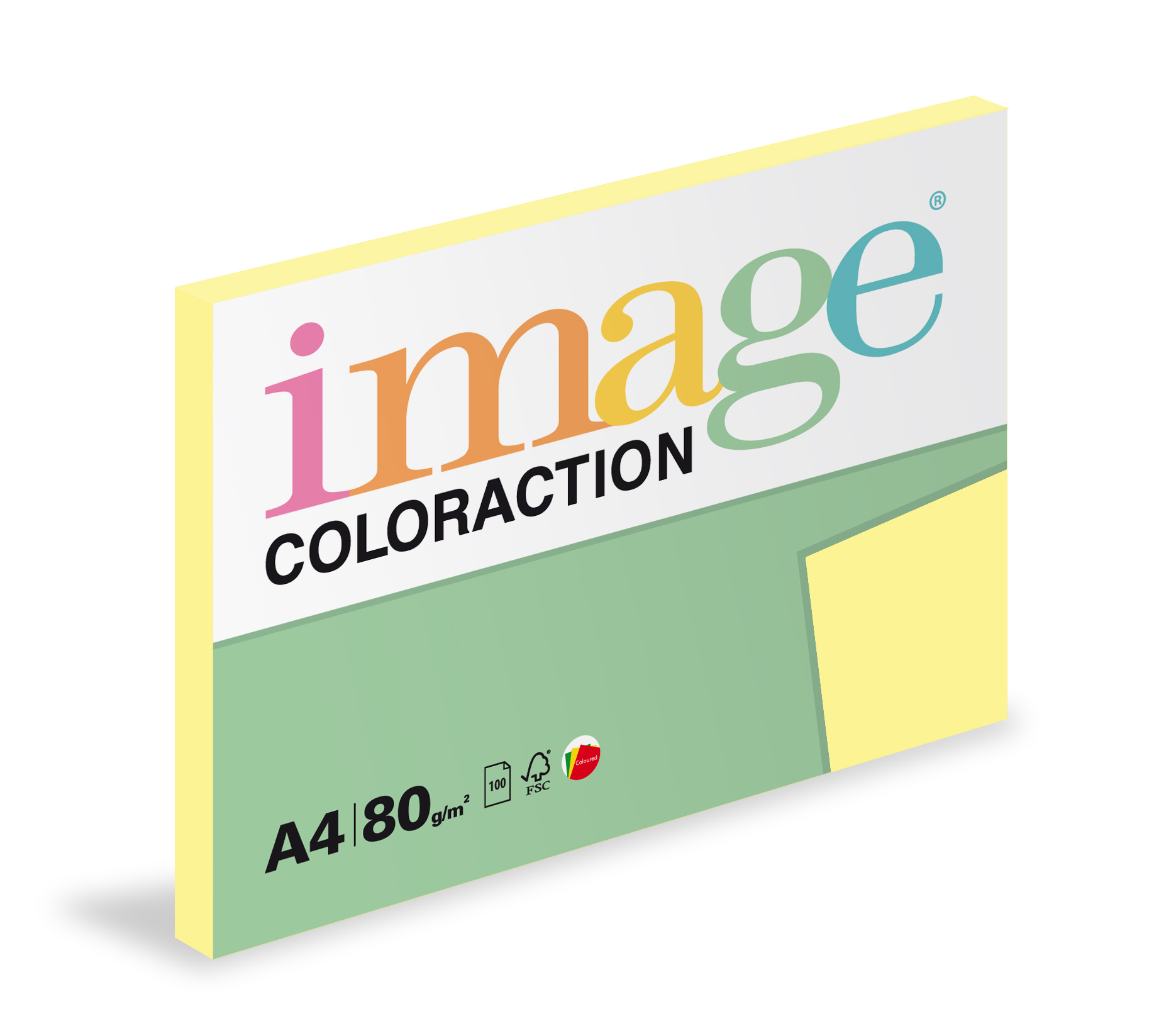 Coloraction A4  80g 23 Desert - sv. žlutá/100 393490