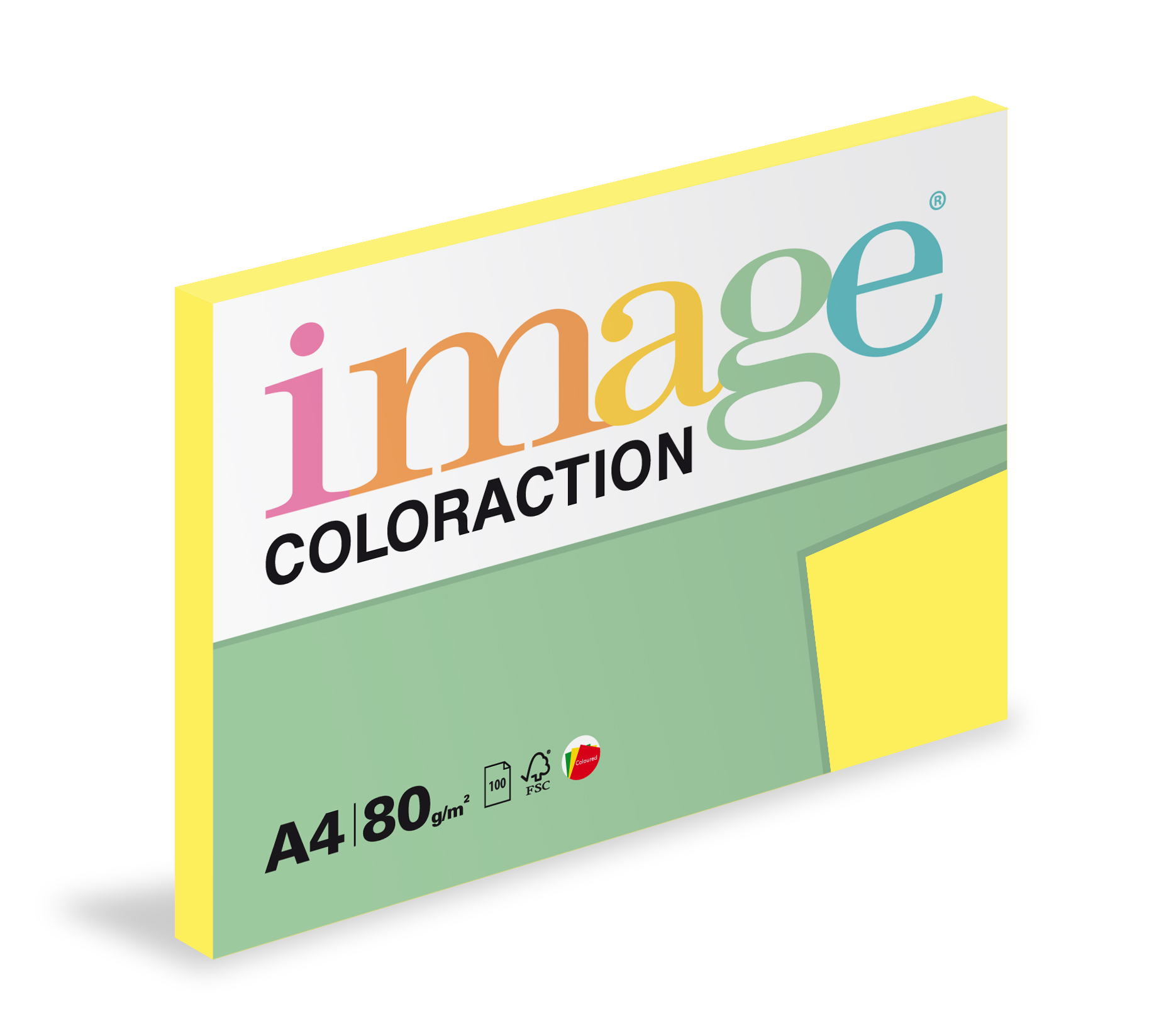 Coloraction A4  80g 39 Canary - středně žlutá/100 393504