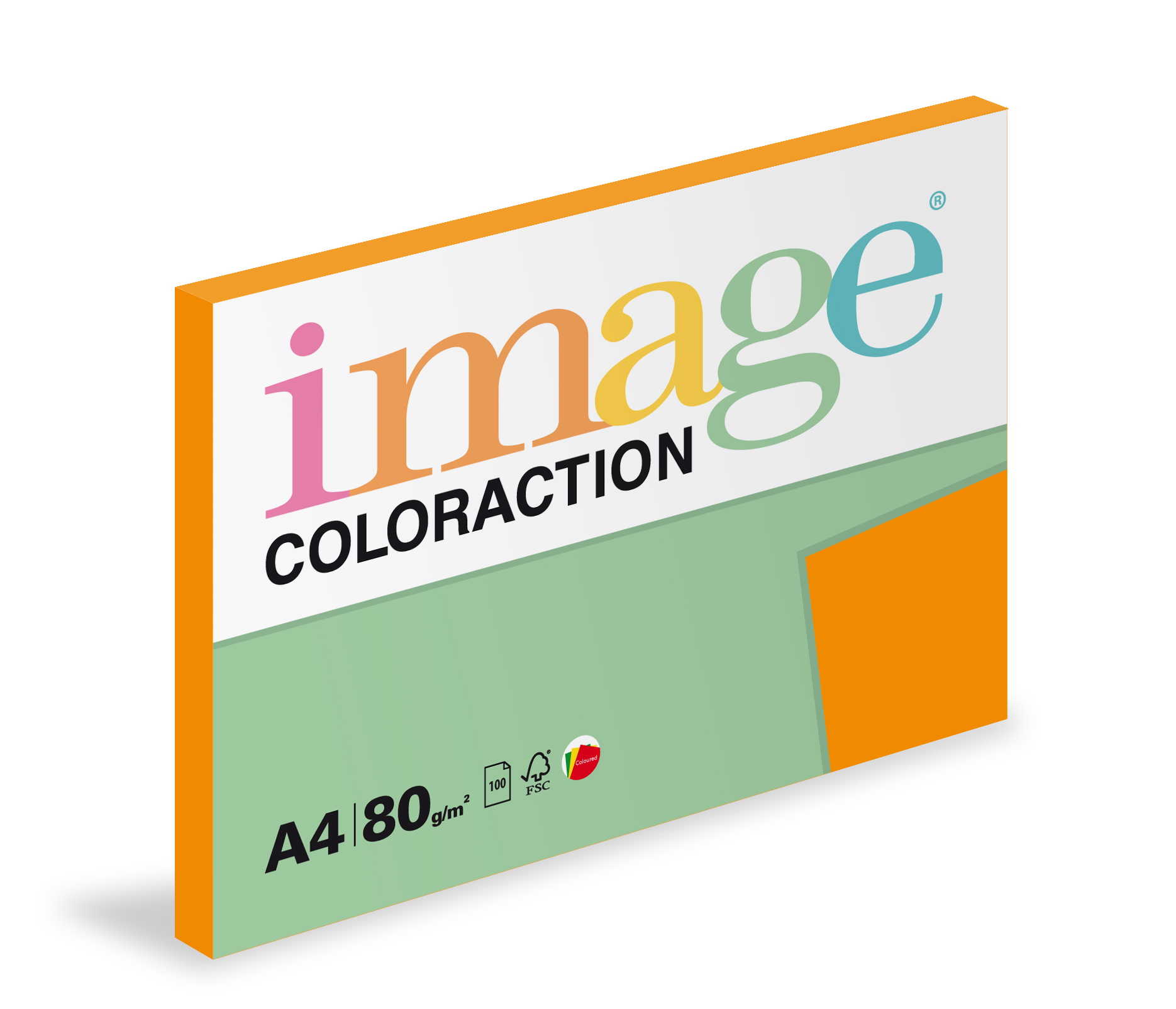Coloraction A4  80g 43 Amsterdam - cihl.oranž./100 393510