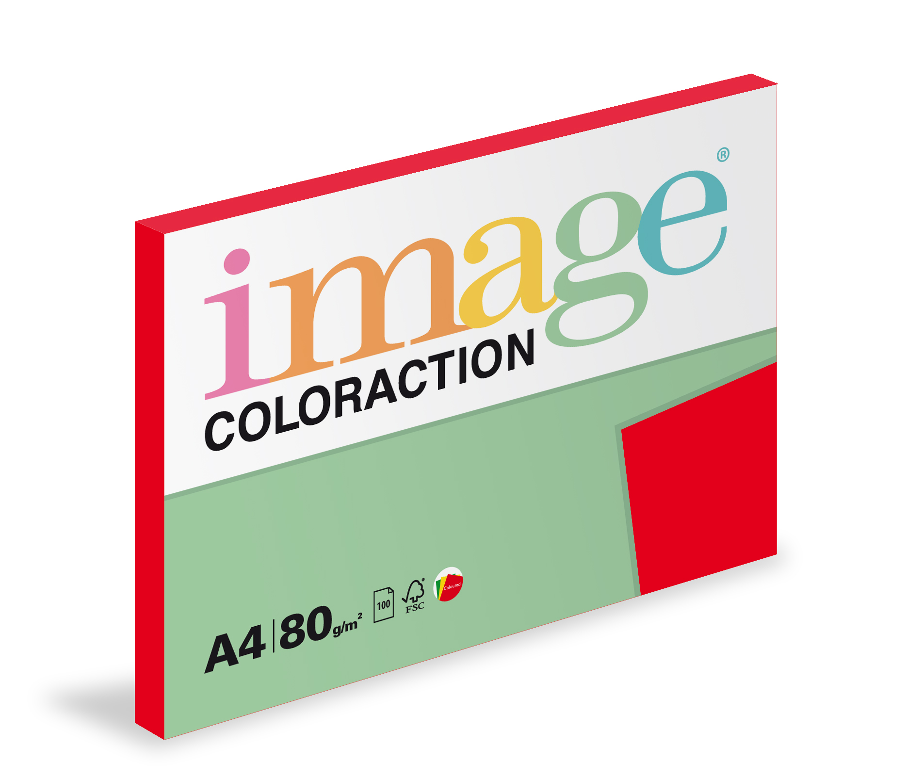 Coloraction A4  80g 44 Chile - jahod. červená/100 393511