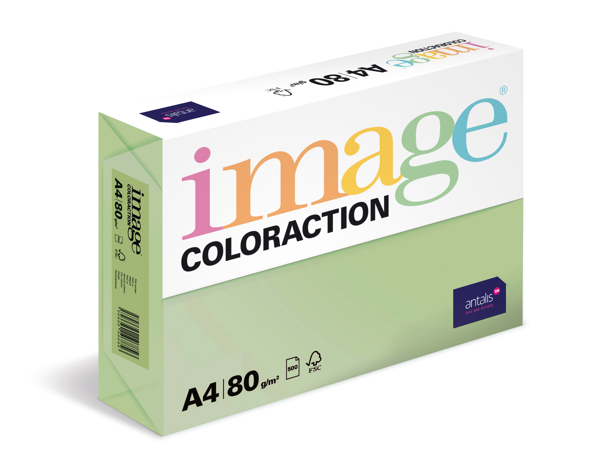 Coloraction A4 80g Forest/500 382029