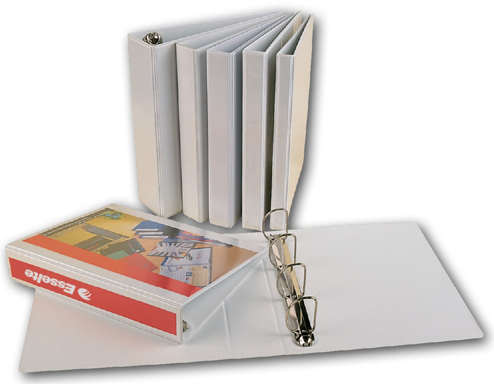 ESSELTE  49704 pořadač 4krouž.prezent.62mm bílý