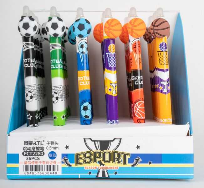 Gumovací kuličkové pero  FUN, CANDY, School mix
