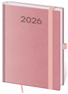 *H26  DPP433-06-26   Diář týdenní B6 Print Pop - růžová , 120x165
