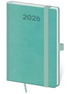 *H26  DPP436-08-26   Diář týdenní kapesní Print Pop - světle zelená , 90x140