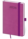 *H26  DPP436-12-26   Diář týdenní kapesní Print Pop - fialová , 90x140