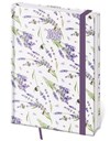 *H26  DV422-12-26   Diář denní A5 Vario - Lavender s gumičkou , 145x205