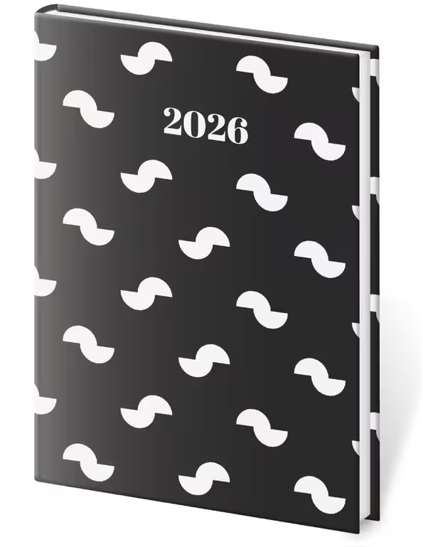 *H26  DV427-35-26   Diář týdenní kapesní A7 Vario Lyra - Eclipse , 71x105
