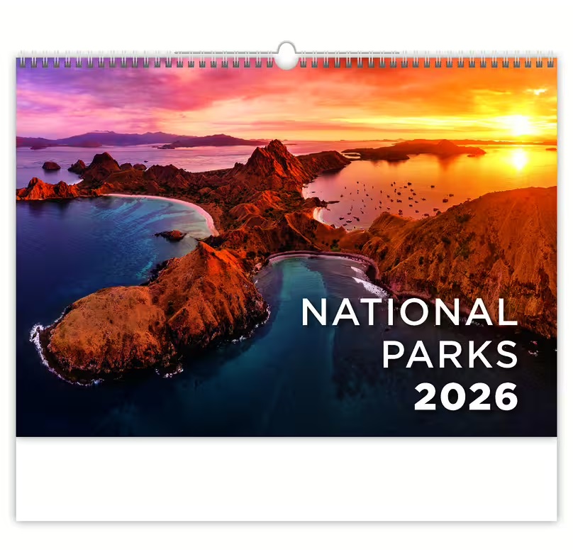 *H26  N132-26  nástěnný kalendář  National Parks , 450x315(70)