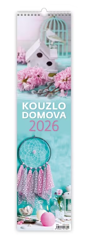 *H26  N191-26  nástěnný kalendář  Kouzlo domova , 120x480