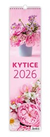 *H26  N192-26  nástěnný kalendář  Kytice , 120x480