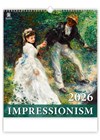 *H26  N255-26  nástěnný kalendář  Impressionism , 450x520(70)