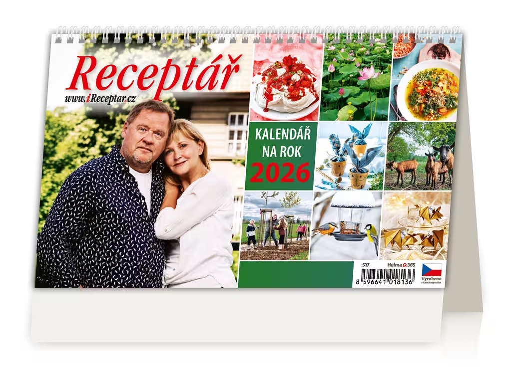 *H26  S17-26  stolní  Receptář  , 226x139(30)