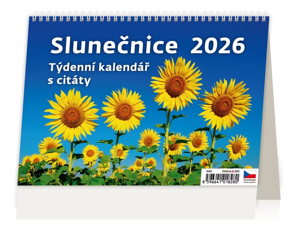 *H26  S40-26  stolní  Slunečnice , 211x148(30)